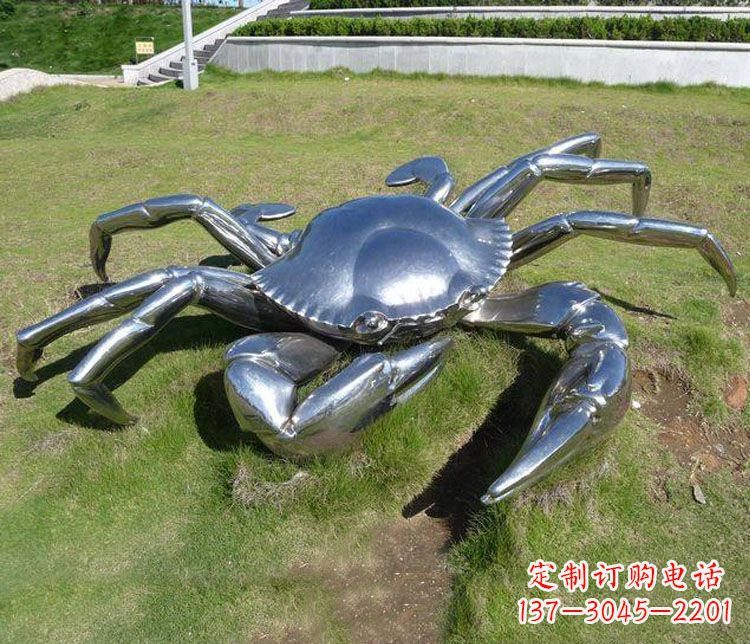 吉林不锈钢螃蟹公园景观雕塑