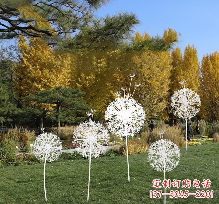 吉林不锈钢蒲公英景观雕塑