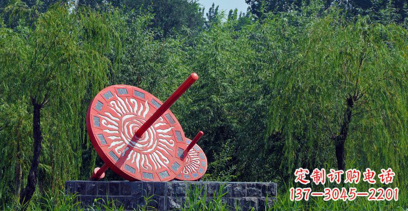 吉林不锈钢日晷校园雕塑