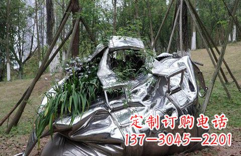 吉林不锈钢手提包雕塑2