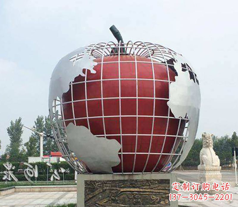 吉林不锈钢水果雕塑艺术品精美绝伦