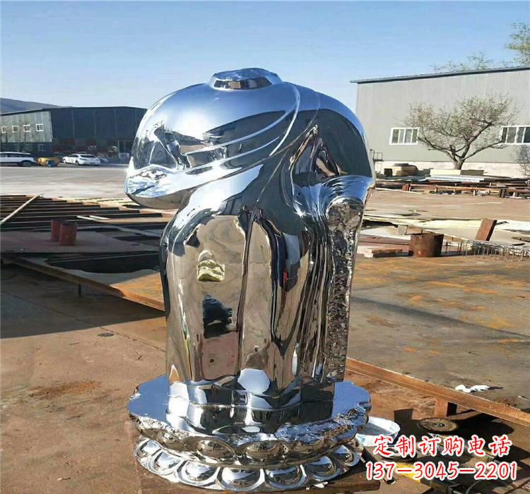吉林不锈钢太湖石雕塑