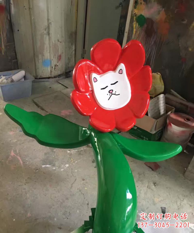吉林不锈钢太阳花景观装饰雕塑