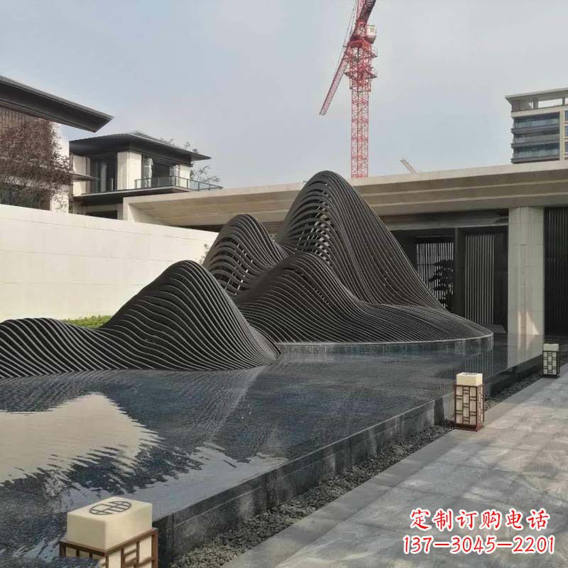 吉林不锈钢铁艺假山艺术性的美化
