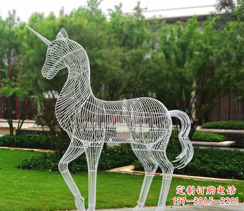 吉林不锈钢马雕精美艺术品