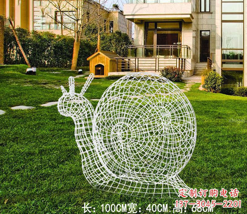 吉林不锈钢蜗牛雕塑 (2)