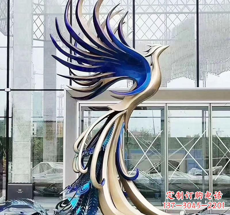 吉林不锈钢艺术凤凰雕塑——璀璨夺目的艺术之美