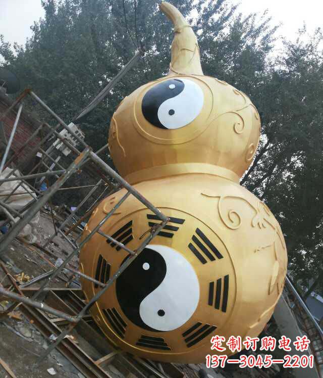 吉林精美不锈钢葫芦雕塑