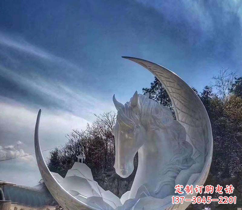 吉林不锈钢月亮雕塑一种独特的艺术品