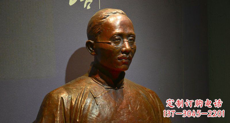 吉林蔡元培——一位传奇民族英雄的雕塑