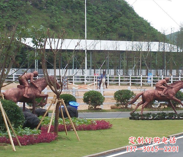 吉林雕塑艺术以马为主题的铜雕摆件