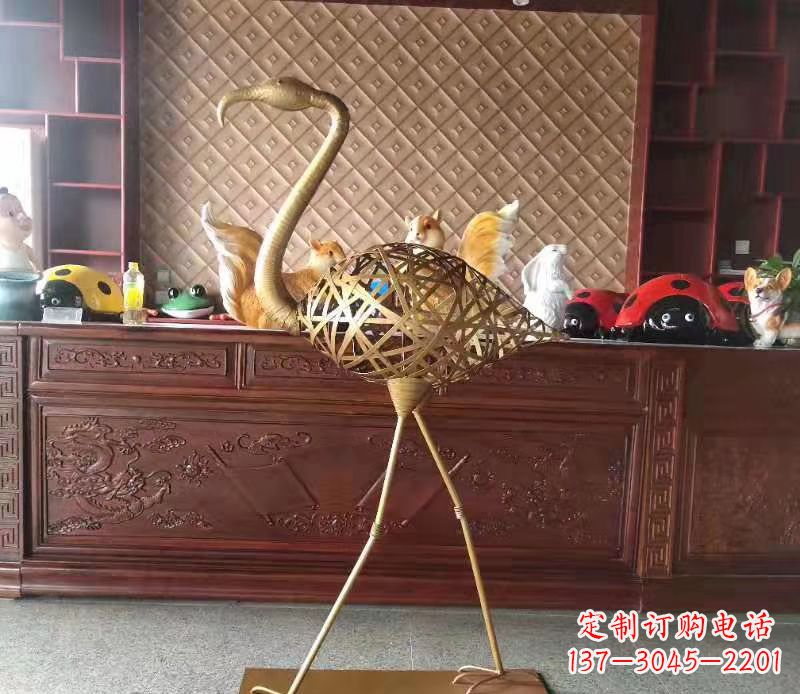吉林火烈鸟雕塑精美绝伦