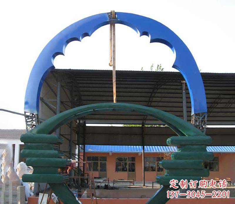 吉林精致的不锈钢圆环雕塑