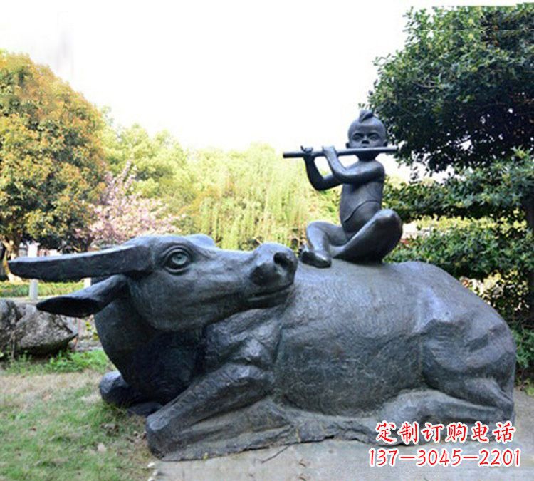 吉林牧童雕塑传承民间文化