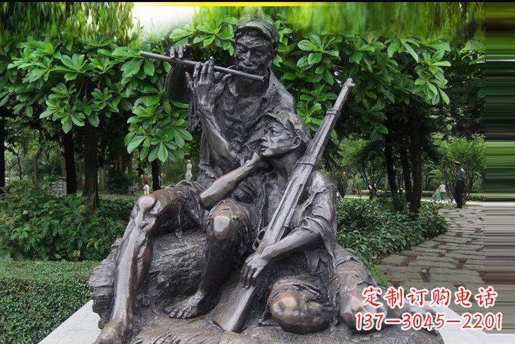 吉林红军战士雕塑——抒发军旅情怀