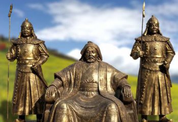 吉林成吉思汗一座永恒的纪念雕塑