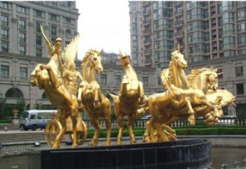 吉林阿波罗的象征——青铜雕塑