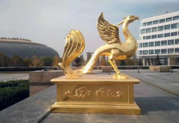 吉林城市广场的朱雀雕塑