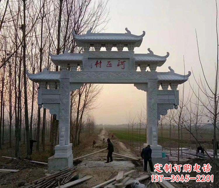 吉林牌坊雕塑——记忆中的美丽家乡