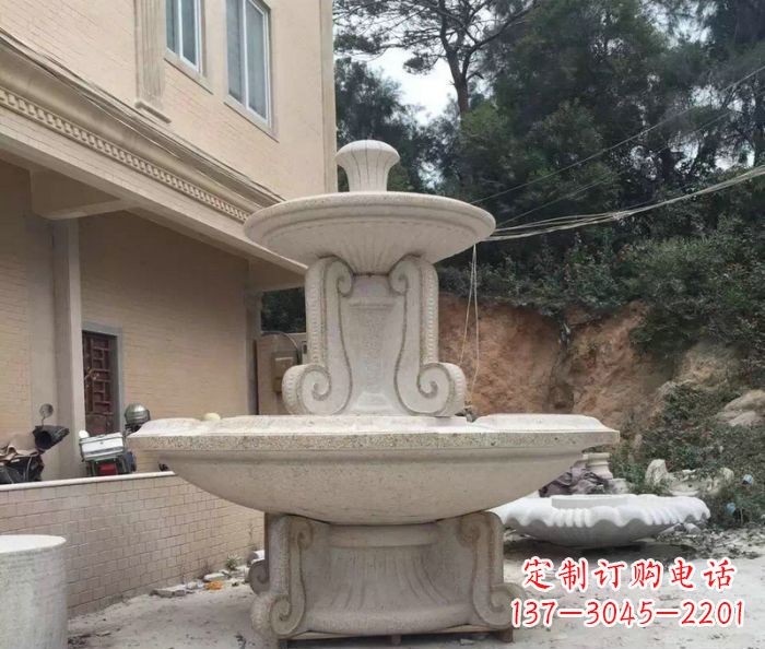 吉林大理石大型喷泉雕塑精致美观又富有艺术气息