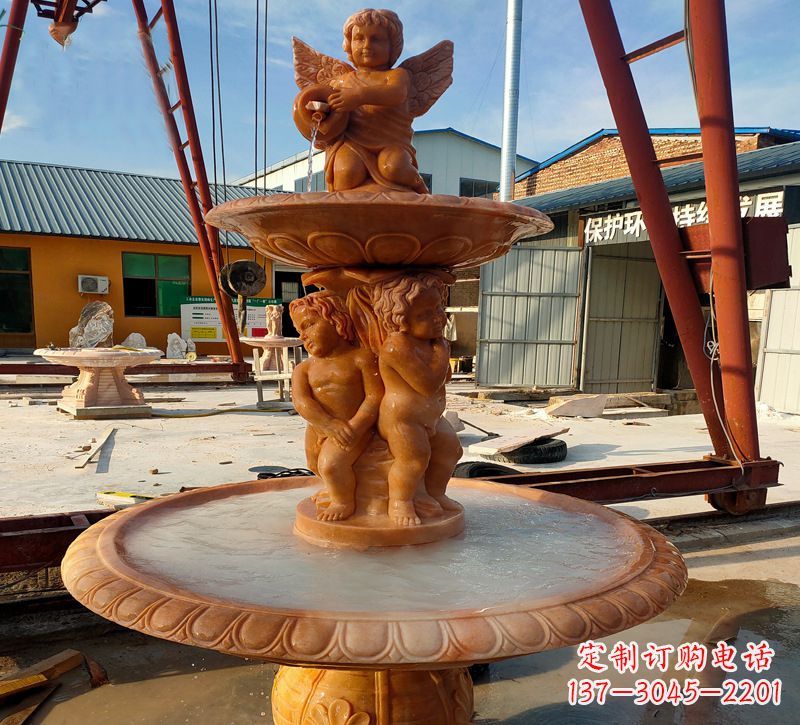 吉林大理石风水球雕塑传承古老文化