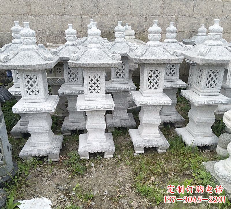 吉林精美大理石石灯雕塑