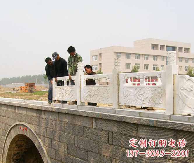 吉林大理石拱桥石雕栏板