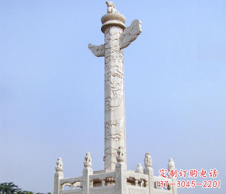 吉林大理石华表雕塑