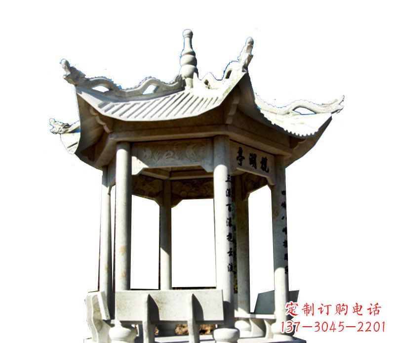 吉林大理石凉亭石雕,历史韵味浓郁
