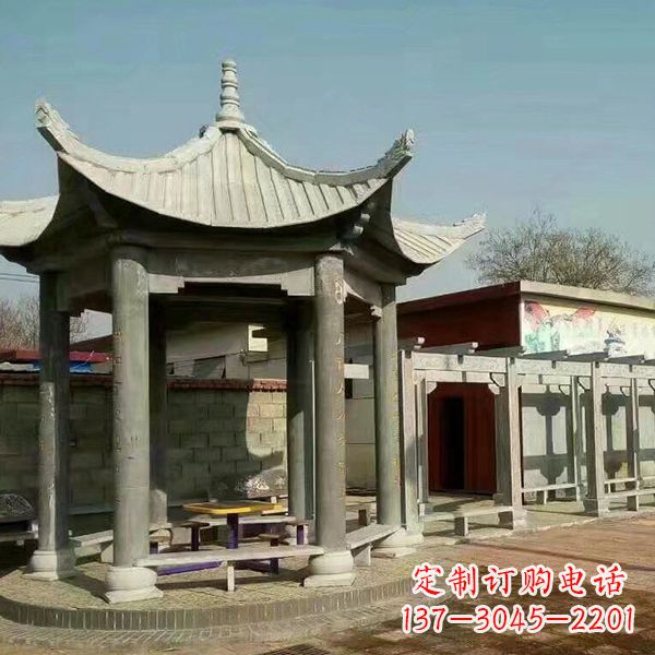 吉林大理石凉亭庭院亭子