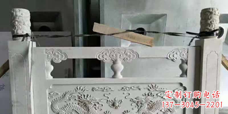 吉林大理石龙浮雕栏板雕塑