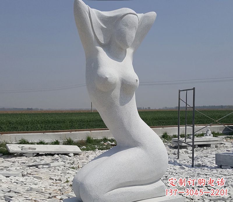 吉林优雅大理石美女雕塑