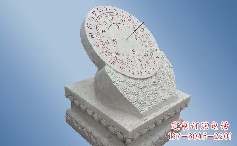 吉林精致古典大理石日晷雕塑