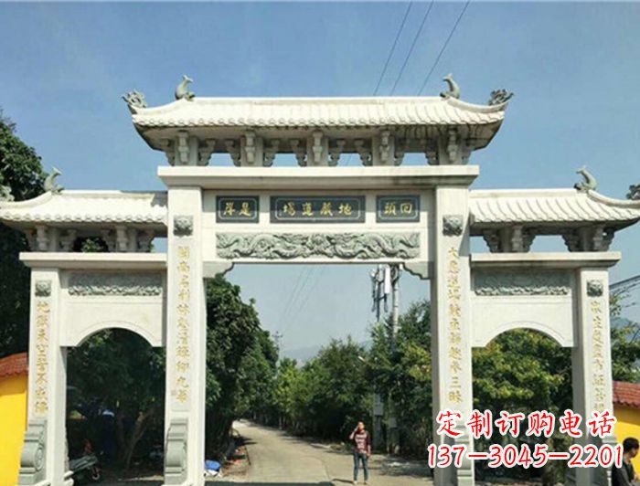吉林大理石牌坊雕塑