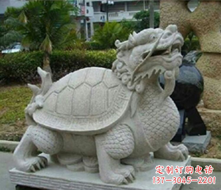 吉林大理石铜钱龙雕塑