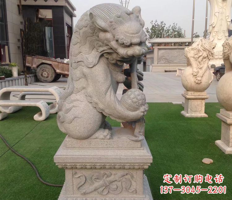 吉林优雅精致的大理石独角兽雕塑