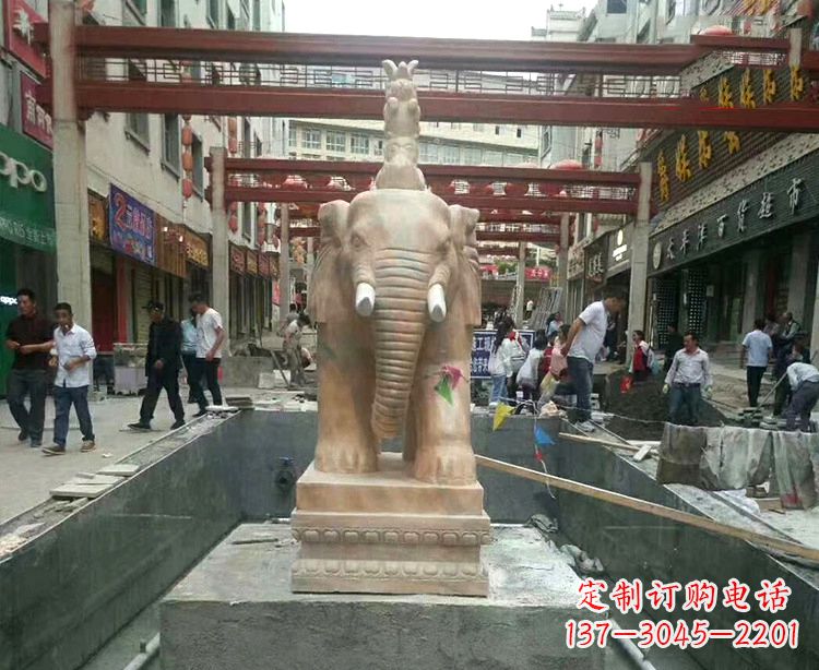 吉林大象石材雕塑