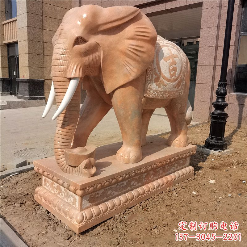 吉林大象石雕——辟邪守护