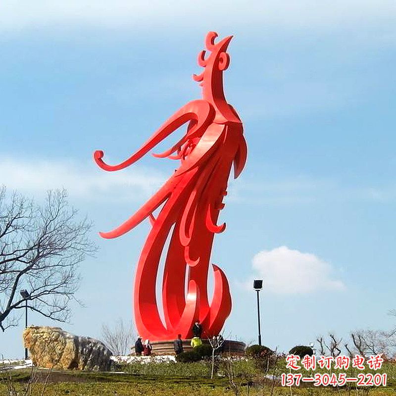 吉林凤凰不锈钢雕塑,增添景区魅力