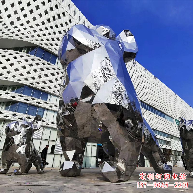 吉林优雅可爱的面部狗雕塑