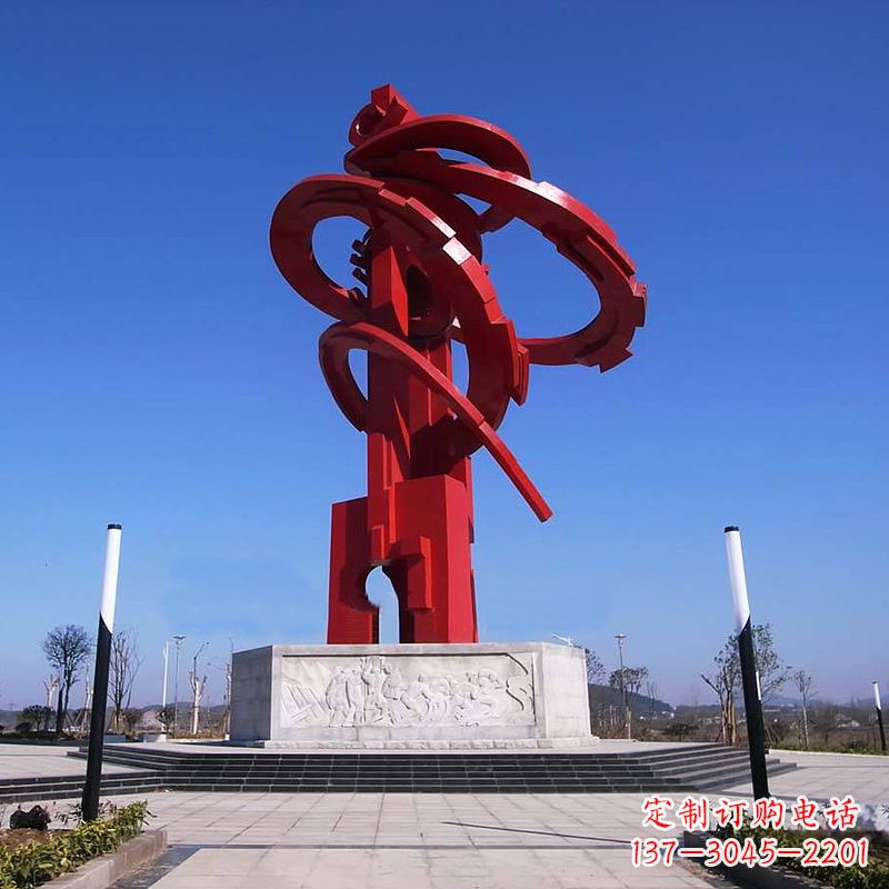 吉林精美龙形不锈钢景观雕塑