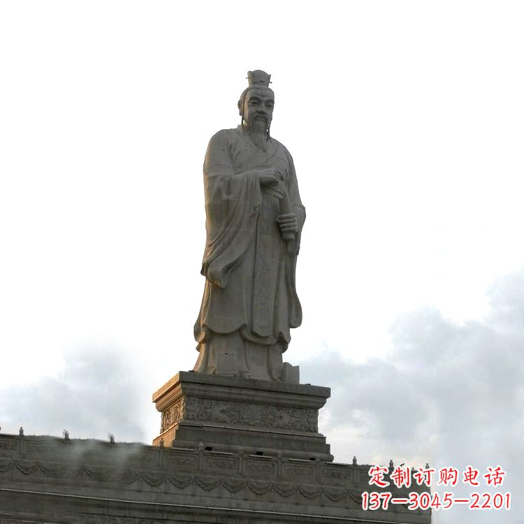 吉林精美纯手工孟子雕塑，传承历史文化
