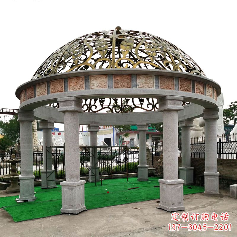 吉林中领雕塑凉亭雕塑定制