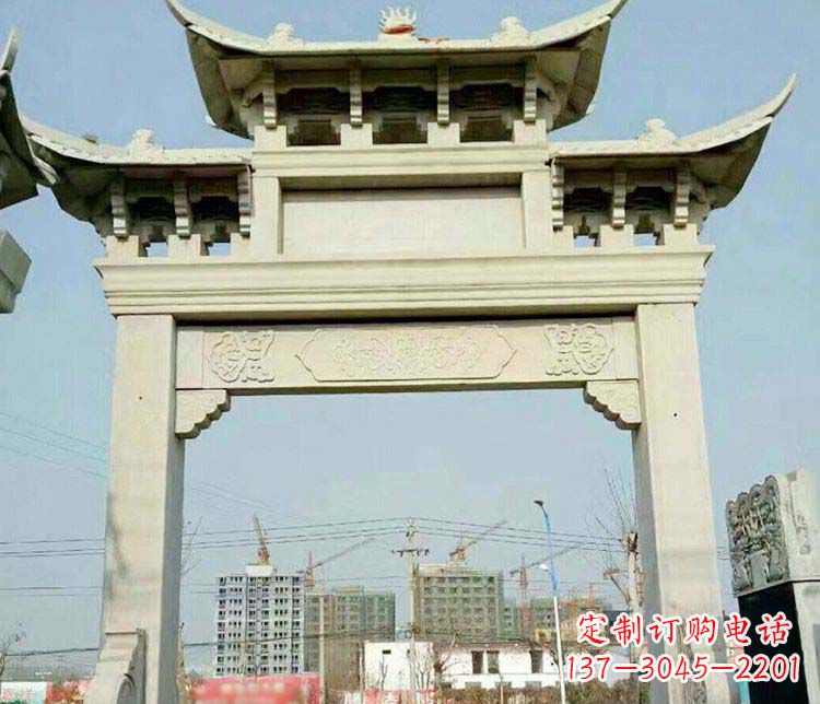 吉林精美牌坊石雕