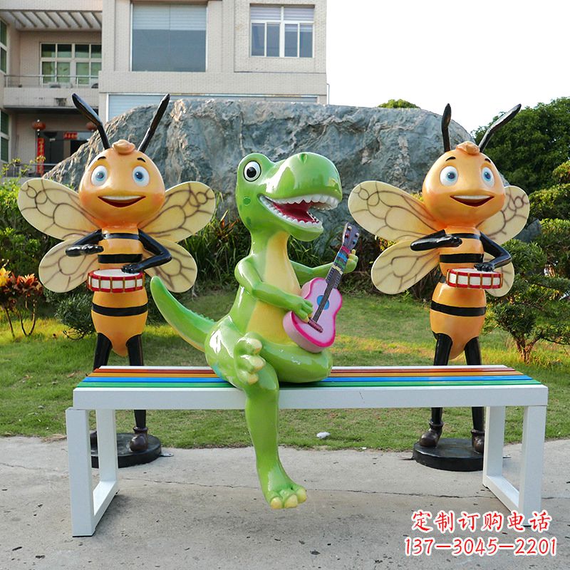 吉林吉他恐龙雕塑