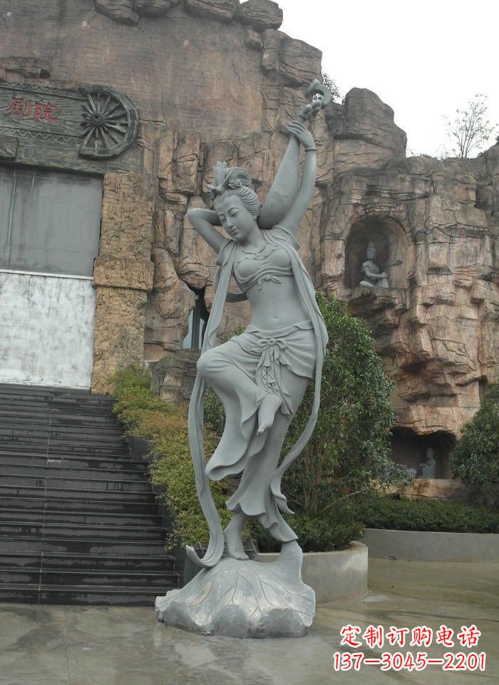 吉林琵琶飞天人物石雕