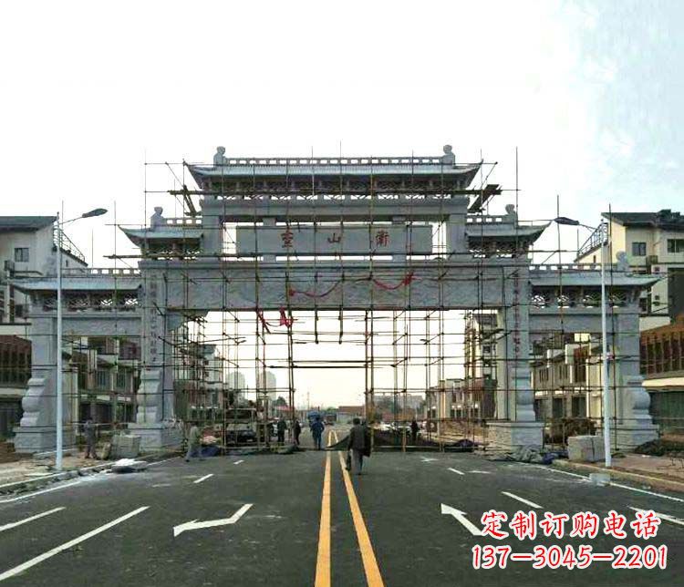 吉林牌坊石雕——精致细腻,展示正气