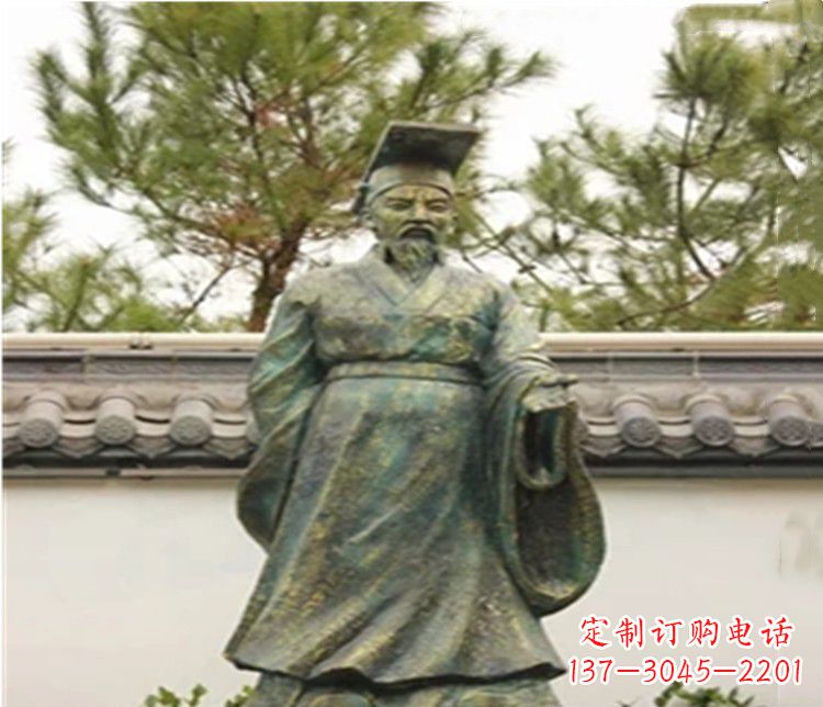 吉林青铜雕刻汉武帝铜雕