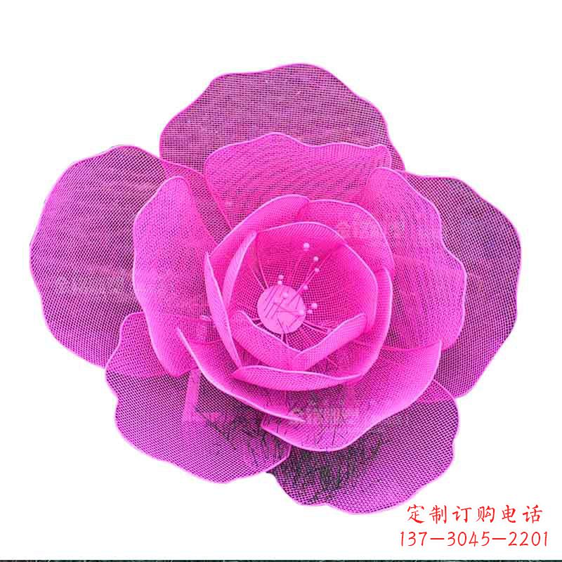 吉林精美玫瑰金属雕塑