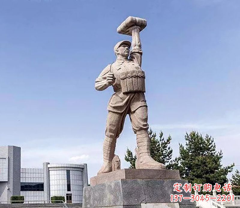 吉林董存瑞石雕——手工精制的艺术之作